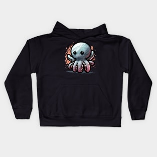 Doodle Stuffed Toy Octopus Kids Hoodie